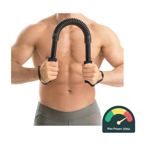 GJSHOP 20 kg Spring Rod Hand Strengthener Power Twister Exercise Equipment Weight Lifting Bar