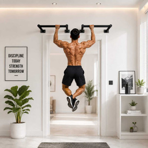Home jone Heavy Duty Wall Mounted Pull Up Bar - Image 6