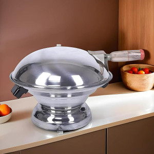 HOMESTIC Aluminium Multi Purpose Oven|Gas Tandoor|Barbeque Griller/Bati/Pizza Maker Gas Grill