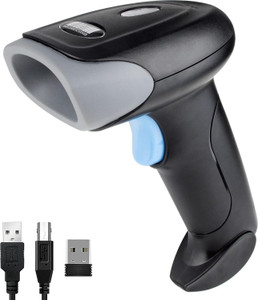 Q-IMAGE Wireless Scanner USB all in One Wireless Barcode Scanner with 2.4GHz Nano 2D 2D Camera Barcode Scanner