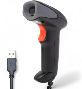 ATPOS AT-2200D 2D Barcode QR Scanner Wired | USB Wired | Billing for Retail Stores, Warehouse 2D Camera Barcode Scanner