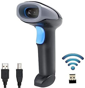 Shreyans 1D Wireless with 2.4GHz 2D Camera Barcode Scanner