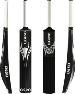 ओस्पो स्पोर्ट्स Legend Plastic Cricket Bat PVC/ प्लास्टिक क्रिकेट  बैट फॉर 15+ Yrs