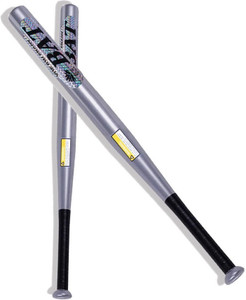 Yash industries meerut YSIGLOBEL @Heavy Duty Natural Wood Baseball Bat unisex baseball {silver} Willow Baseball  Bat For 15+ Yrs