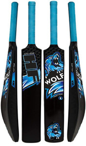 HF Blue Edition Full Size (Ideal for 15+) Hard PLastic For tennis Ball PVC/Plastic Cricket  Bat For 15+ Yrs