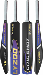 लाइज़ू CRIC SHOT Full Size(34X4.5 inch) Heavy Duty Hard Fiber Cricket Bat PVC/ प्लास्टिक क्रिकेट  बैट फॉर 15+ Yrs