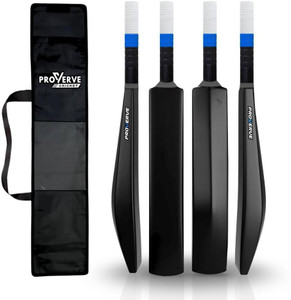 proverve Cricket Tennis Bat Combo with Premium Grip & Tetron Bat Cover, Full Size Turf PVC/Plastic Cricket  Bat For 15+ Yrs