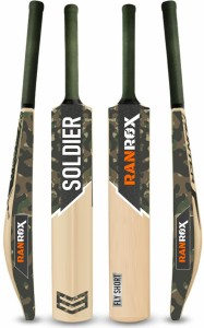 RANROX Cricket bat Plastic bat Cricket Full Size, Hard Plastic bat (Soldier) Army PVC/Plastic Cricket  Bat