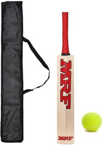 XTROKE Poplar Willow Cricket Bat with Tennis Ball And Cover For Juniors & Beginners. Poplar Willow Cricket  Bat For 10 - 12 Yrs
