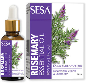SESA 100% Pure Rosemary Essential Oil For Hair Growth & Nourishment, Face and Skin