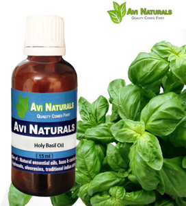 AVI NATURALS Holy Basil Oil, 100% Pure, Natural & Undiluted