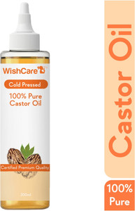 WishCare Premium Cold Pressed Castor Oil For Hair Growth & Glowing Skin Face Wash