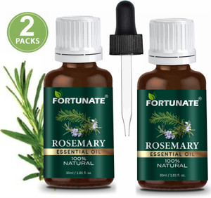 FORTUNATE Rosemary Essential Oil for Hair Growth - 100% Pure Natural For, Skin & Body