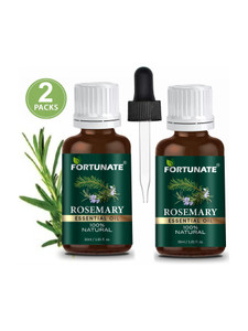 FORTUNATE Rosemary Essential Oil for Hair Growth - 100% Pure Natural For, Skin & Body