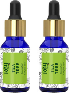 Rey Naturals Tea Tree Essential Oil For Skin, essential oil, Hair 15 Ml Pack of 2