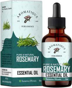 Aromatique Rosemary Essential Oil For Hair Growth, Skin and Body. Pure and Natural.