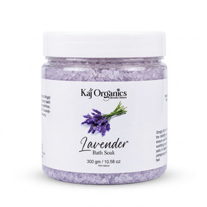 KAJORGANICS Lavender Epsom Bath Salt for Relaxing and Muscle Pain Relief