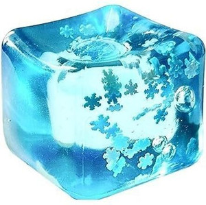 ODYNOR Ice Cube Snowflakes Squishy Ball - Image 6