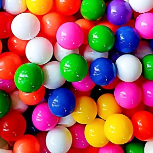 EEVOVEE Kids Plastic Pool Balls, Non Toxic Ball Pit Balls 4.5cm, (105pcs) Bath Toy