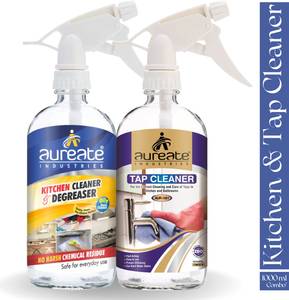 Aureate Kitchen Cleaner Grease Remover & Tap Cleaner For Bathroom & Kitchen Fittings Lime