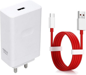 OnePlus 100 W SuperVOOC 9 A Wall Charger for Mobile with Detachable Cable