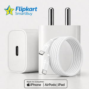 Flipkart SmartBuy 20 W PD 3 A Wall Charger for Mobile with Detachable Cable