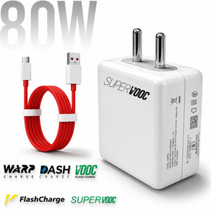 MAK 80W Dash 3A Wall Charger with Detachable Cable - Image 1