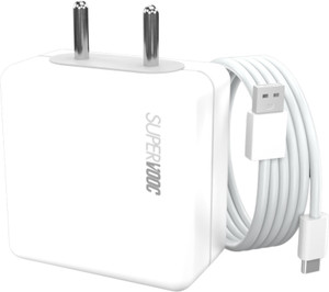 HOMEMO 80 W SuperVOOC 6 A Wall Charger for Mobile with Detachable Cable
