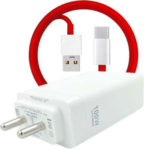 Sulania 100 W SuperVOOC 9 A Wall Charger for Mobile with Detachable Cable
