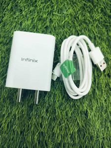 Infinix 33 W Quick Charge 3.4 A Wall Charger for Mobile with Detachable Cable