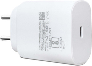 ट्रॉस्ट 3A fast 25 W PD charger for Samsung S8, S8+, S9, S9+, S10e, S10, S10+ मोबाइल चार्जर