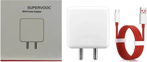OnePlus 80 W SuperVOOC 7.3 A Wall Charger for Mobile with Detachable Cable