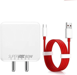 SB 80 W SuperVOOC 6 A Wall Charger for Mobile with Detachable Cable