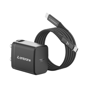Ambrane 25 W 3 A Wall Charger for Mobile with Detachable Cable