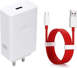 OnePlus 100 W SuperVOOC 9 A Wall Charger for Mobile with Detachable Cable
