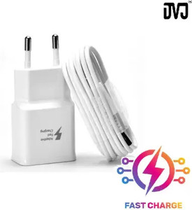DVJ 15 W Qualcomm 3.0 Wall Charger for Mobile with Detachable Cable