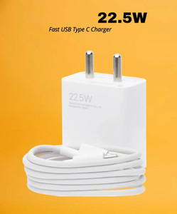DVJ 22.5 W TurboPower 3.0 6 A Wall Charger for Mobile with Detachable Cable