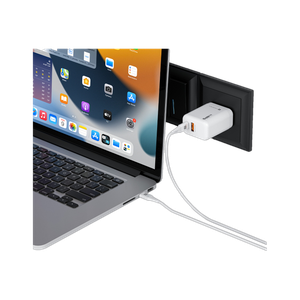 Portronics 65 W Quick Charge 3 A Wall Charger for Mobile with Detachable Cable