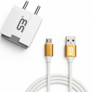 SB 12 W 3.4 A Wall Charger for Mobile with Detachable Cable