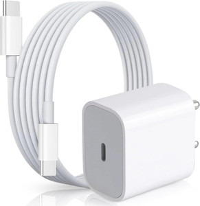 DENEO 20 W PD 2.1 A Wall Charger for Mobile with Detachable Cable