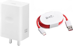 OnePlus 33 W SuperVOOC 3 A Wall Charger for Mobile with Detachable Cable