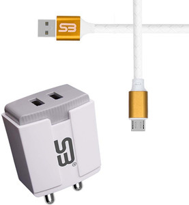SB 12 W 3.4 A Wall Charger for Mobile with Detachable Cable