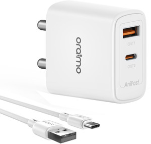 ORAIMO 33 W 3 A Wall Charger for Mobile with Detachable Cable