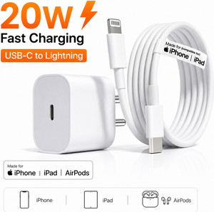 SB 20 W Quick Charge 3 A Wall Charger for Mobile with Detachable Cable