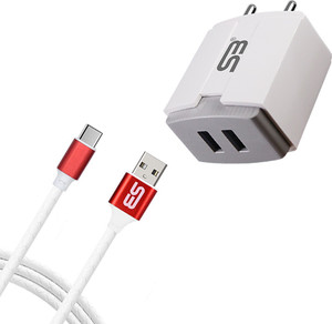 SB 12 W 3.4 A Wall Charger for Mobile with Detachable Cable