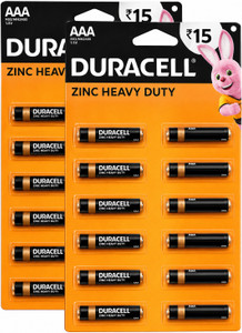 DURACELL ZINC HEAVY DUTY AAA BATTERIES 1.5V LEACK RESISTANT POWER  Battery