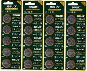SSUO CR2032 Lithium Coin  3V, Suitable for use in CAR Key, GLUCOMETER  Battery