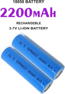 tnv Li-ion _2200_mAh 18650 3.7v Rechargeable Pack of 2  (Pack of 2)  Battery