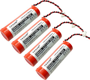 Ekavir 2200mAh 18650, 3.7V Long-Lasting with Wired Li-ion , Size: 65X18mm Battery