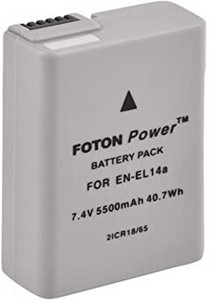 FOTON POWER EN -EL14 Pack for nikon Camera D3100, D3200